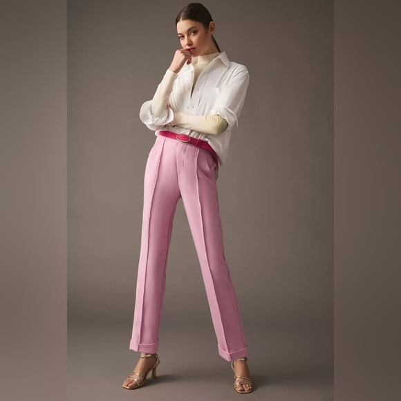 Anthropologie Maeve Seamed Trousers size 2 new - Picture 1 of 10
